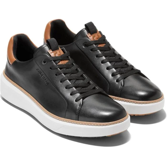 Free Shipping - Cole Haan GrandPro Topspin Golf Shoes Black/Pecan