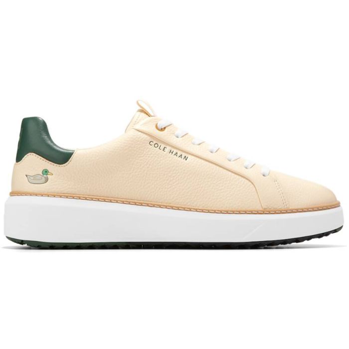 Cole Haan GrandPro Topspin Golf Shoes Vanilla/Trekking Green/Optic