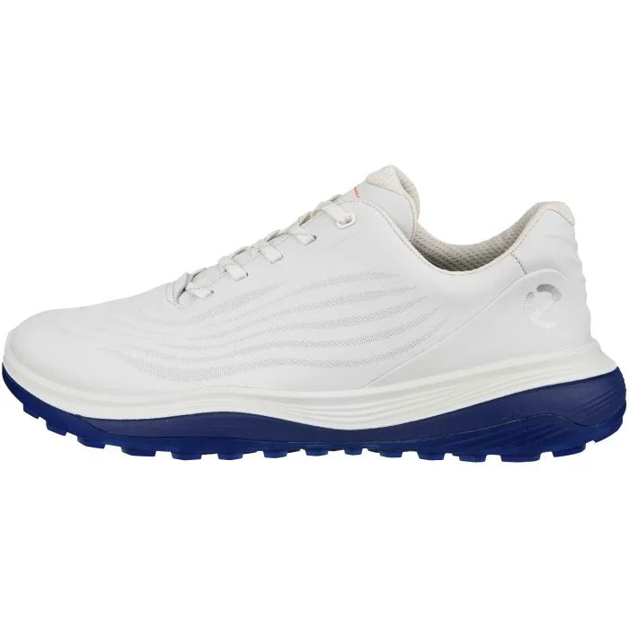 新品未使用　ECCO LT1 ホワイト/ブルー　サイズ44 Free Shipping - ECCO LT1 Golf Shoes White/Blue - Carl's Golfland