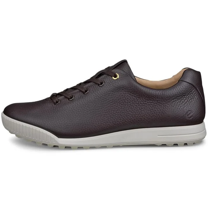 Free Shipping - ECCO Street Leather Waterproof Golf Shoes Brown