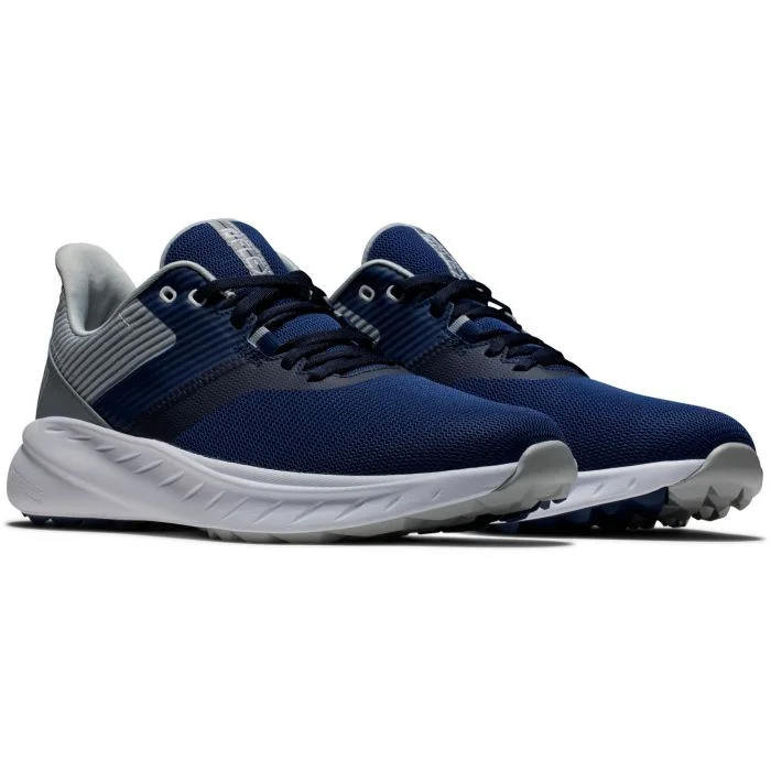FootJoy Flex Golf Shoes Navy/Gray 56285 - Carl's Golfland