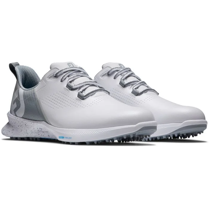 Free Shipping - FootJoy Fuel Golf Shoes White/Gray 55427 - Carl's