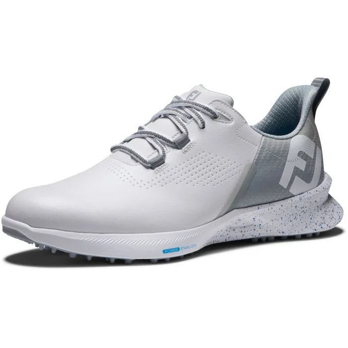 FootJoy Fuel Golf Shoes White/Gray 55427