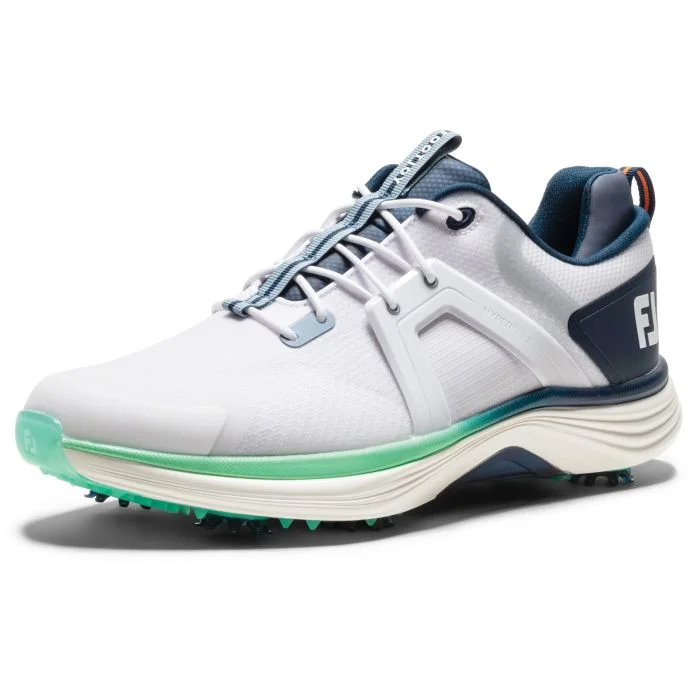 FootJoy HyperFlex Golf Shoes White/Peacoat/Aquamarine 55489