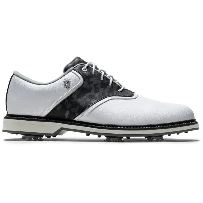 FootJoy Originals Golf Shoes White/Charcoal Camo 57027 - Carl's