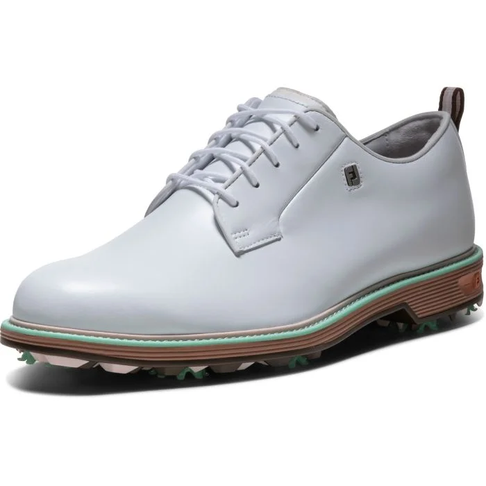 FootJoy Premiere Series Field Golf Shoes White/Chestnut/Aqua