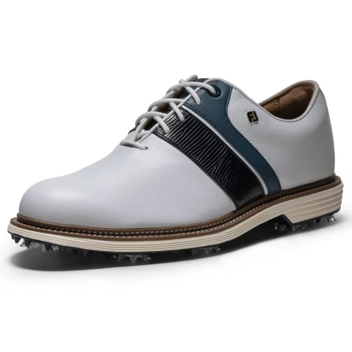FootJoy Premiere Series Packard Golf Shoes White/Pageant Blue