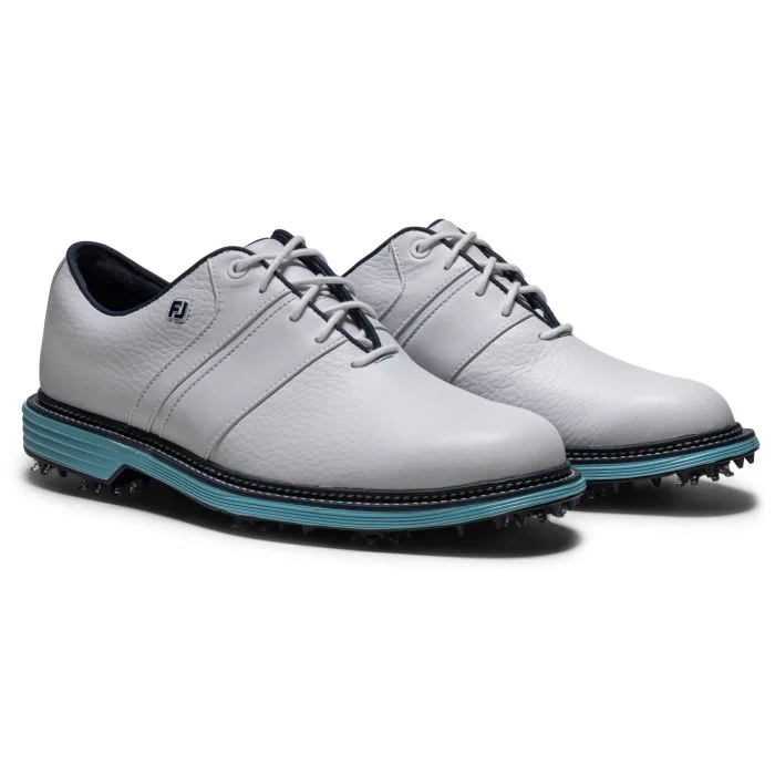FootJoy Premiere Series Packard Golf Shoes White/Pageant Blue