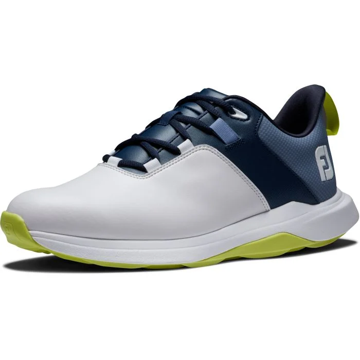 Free Shipping - FootJoy ProLite Golf Shoes White/Navy 56920