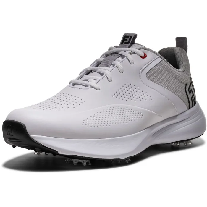 FootJoyゴルフシューズ FootJoy Qualifier Golf Shoes White/Black/High Risk Red - Carl's