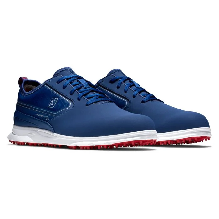FootJoy SuperLites XP Golf Shoes Navy/Red 58090 - Carl's Golfland