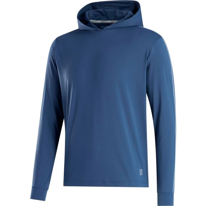 FootJoy TempoSeries Blocked Sun Golf Hoodie Denim - Carl's Golfland