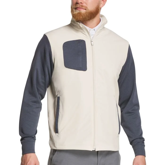 FootJoy ThermoSeries Full-Zip Hybrid Golf Jacket Stone/Charcoal