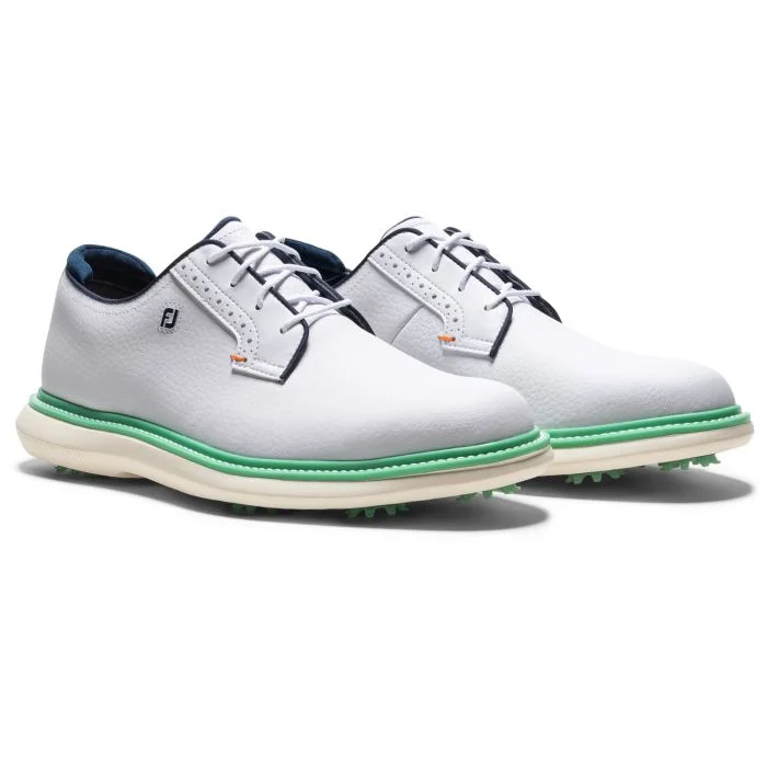Free Shipping - FootJoy Traditions Blucher Golf Shoes White