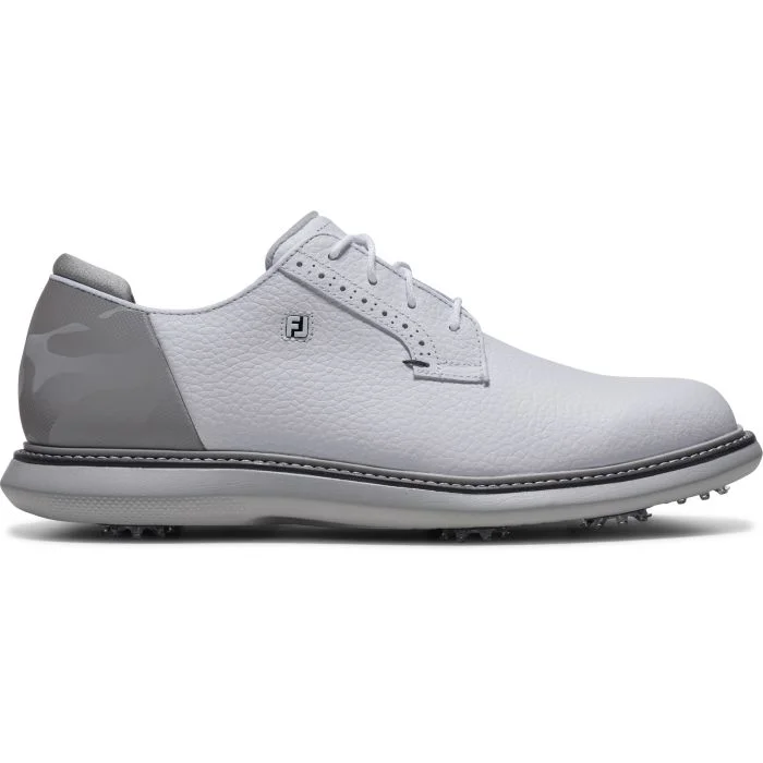 FootJoy Traditions Camo Blucher Golf Shoes White/Ice Camo 57978