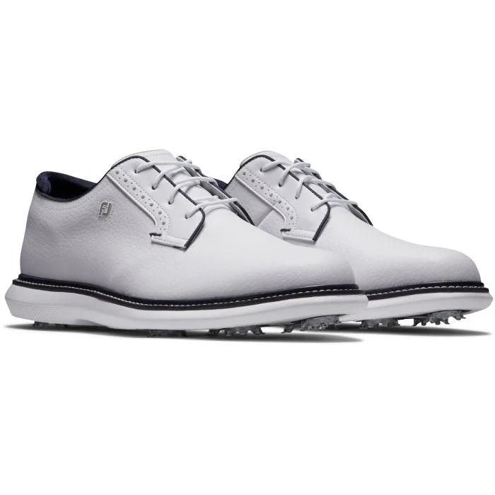 FootJoy Traditions Blucher Golf Shoes White/White 57938 - Carl's