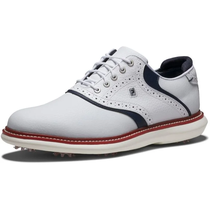 FootJoy Traditions Energy Golf Shoes Red/White/Blue 57958 - Carl's