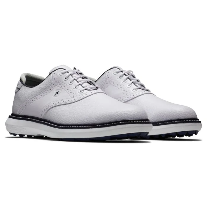 Free Shipping - FootJoy Traditions Spikeless Golf Shoes White