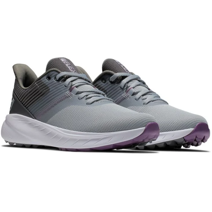 FootJoy Women's Flex Golf Shoes Gray/Purple 95721 - Carl's Golfland