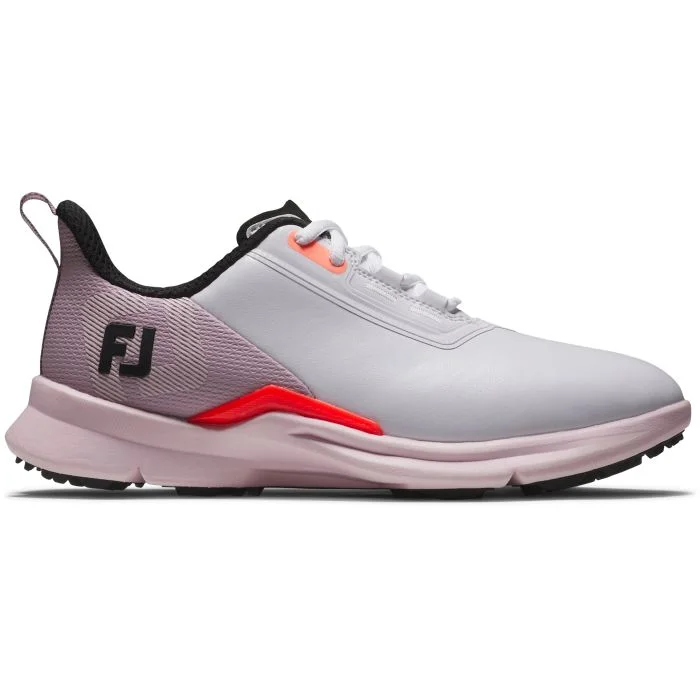 FootJoy ゴルフシューズ 女性用 JPN 22.5 / USA 5.5 Free Shipping - FootJoy Women's Fuel Golf Shoes White/Pink/Coral