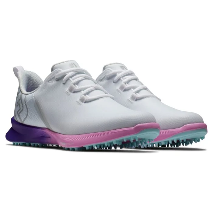 Free Shipping - FootJoy Women's Fuel Sport Golf Shoes White/Purple