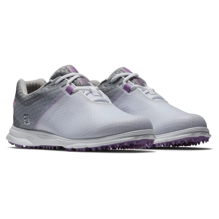 FootJoy Women's ProSL Sport Golf Shoes White/Gray/Lilac 98146