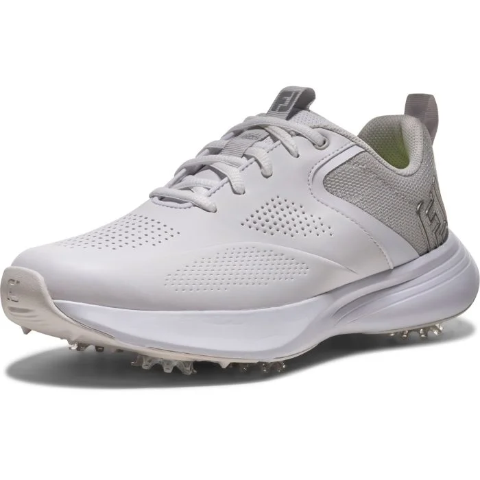 FootJoy ゴルフシューズ ホワイト FootJoy Women's Qualifier Golf Shoes White/Harbor Mist/Butterfly