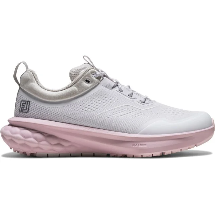 FootJoy Women's Quantum Golf Shoes White/Pink Lilac/Grey - Carl's