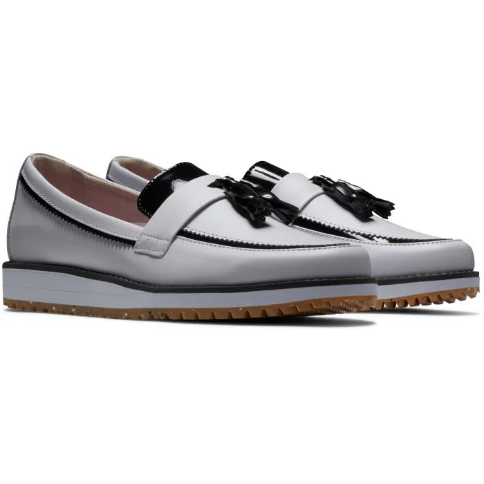 FootJoy Women's Sandy Golf Shoes White/Black 92383 - Carl's Golfland