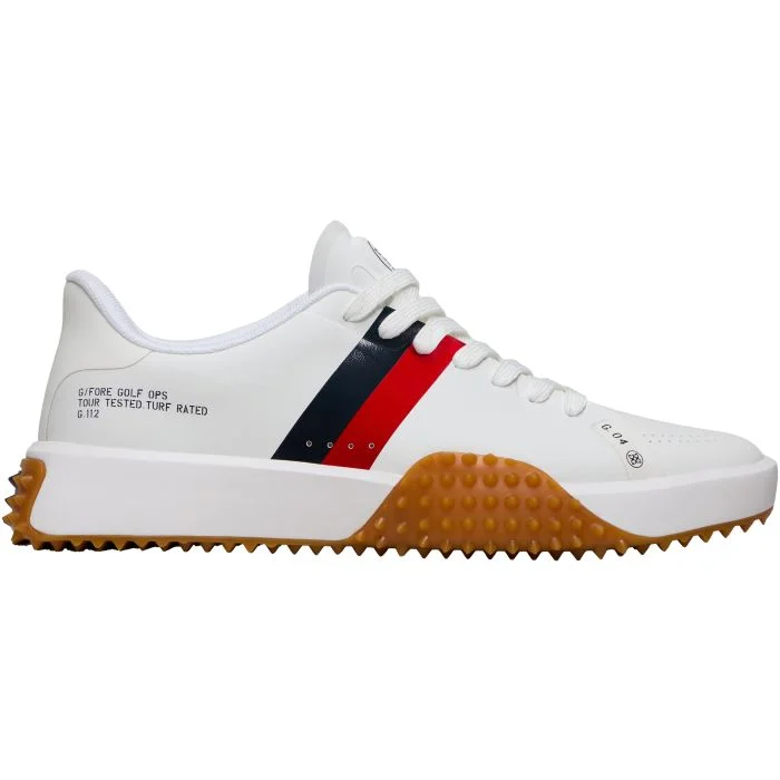 G/FORE G.112 Stripe Golf Shoes Snow/Multi - Carl's Golfland
