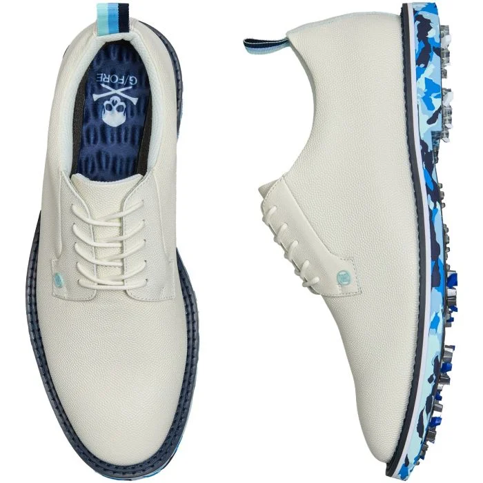 G/FORE Gallivanter G/LOCK Leather Camo Sole Golf Shoes Snow