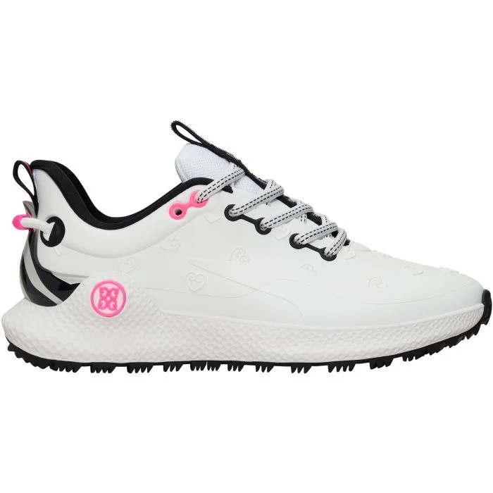 G/FORE Women's MG4+ O2 Embossed Heart G's Golf Shoes Snow - Carl's Golfland