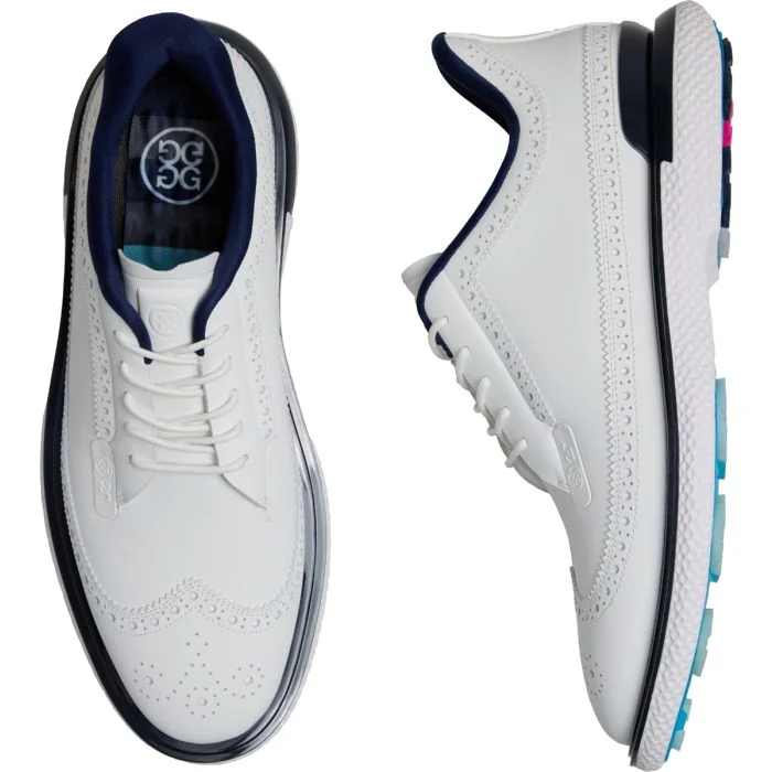 G/FORE Gallivan2r Longwing Golf Shoes Snow/Twilight - Carl's Golfland