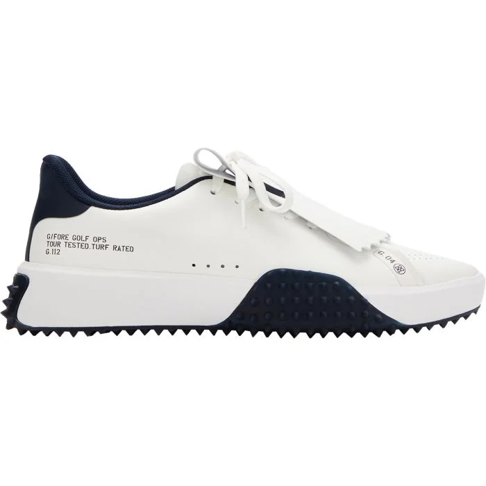 G/FORE ジーフォー ホワイトレザー フリンジスニーカー 23.5 G/FORE Women's G.112 PU Leather Kiltie Golf Shoes Snow/Twilight