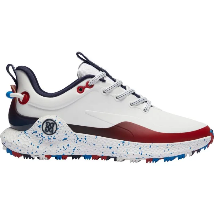 G/FORE Women's MG4+ O2 Gradient Golf Shoes Snow/Classic Red