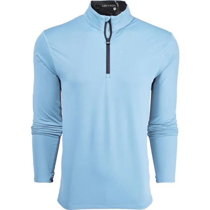 Greyson Tate Mock Neck Quarter-Zip Golf Pullover - Carl's Golfland