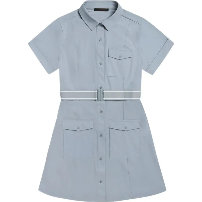 Greyson Women's Phoenix Belted Shirt Short Sleeve Golf Dress