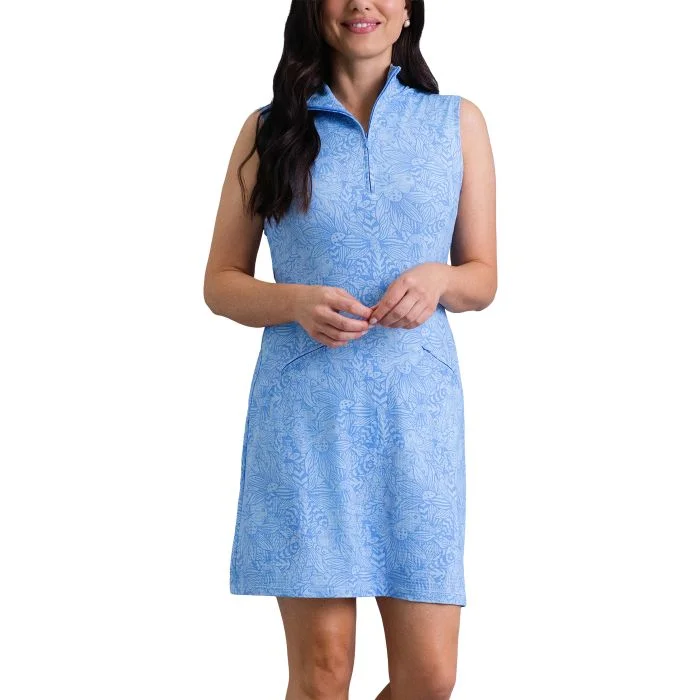 IBKUL Women's Annie Sleeveless Mock Neck Golf Dress - Carl's Golfland