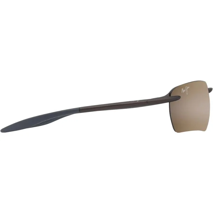 Maui Jim Ho'okipa Ultra G Metal Matte Brown Sunglasses Polarized