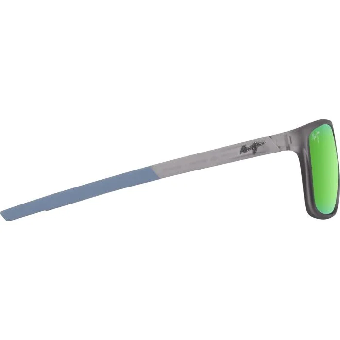 Maui Jim Lehopulu Matte Transparent Grey Sunglasses Polarized