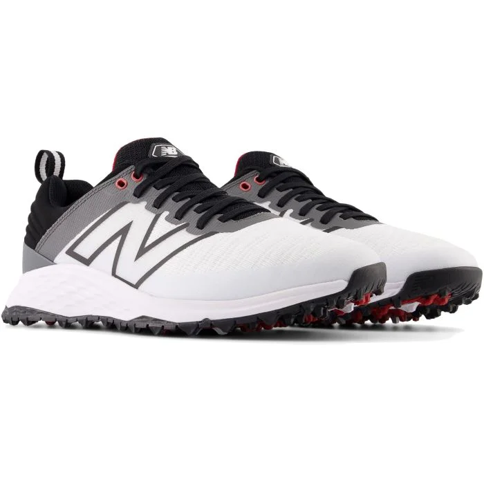 New Balance Fresh Foam Contend v2 Golf Shoes White/Black - Carl's