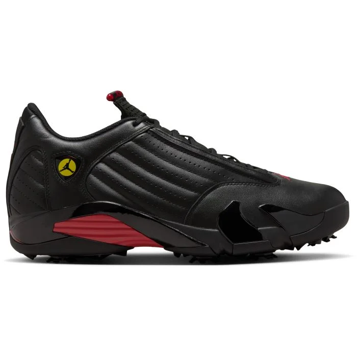【新品】27cm NIKE AIR JORDAN 14 G GOLF Free Shipping - Nike Air Jordan 14 G Golf Shoes Black/Varsity Red