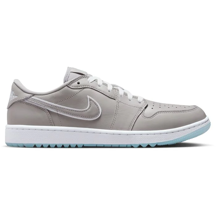 Nike Air Jordan 1 Low G Golf Shoes Med Grey/White/Blue Tint