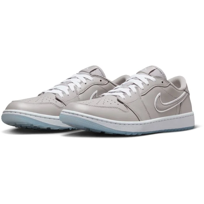 Nike Air Jordan 1 Low G Golf Shoes Med Grey/White/Blue Tint