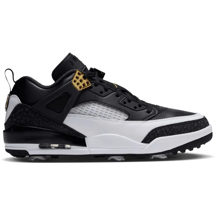 Nike Air Jordan Spizike G Golf Shoes Black/Metallic Gold/White