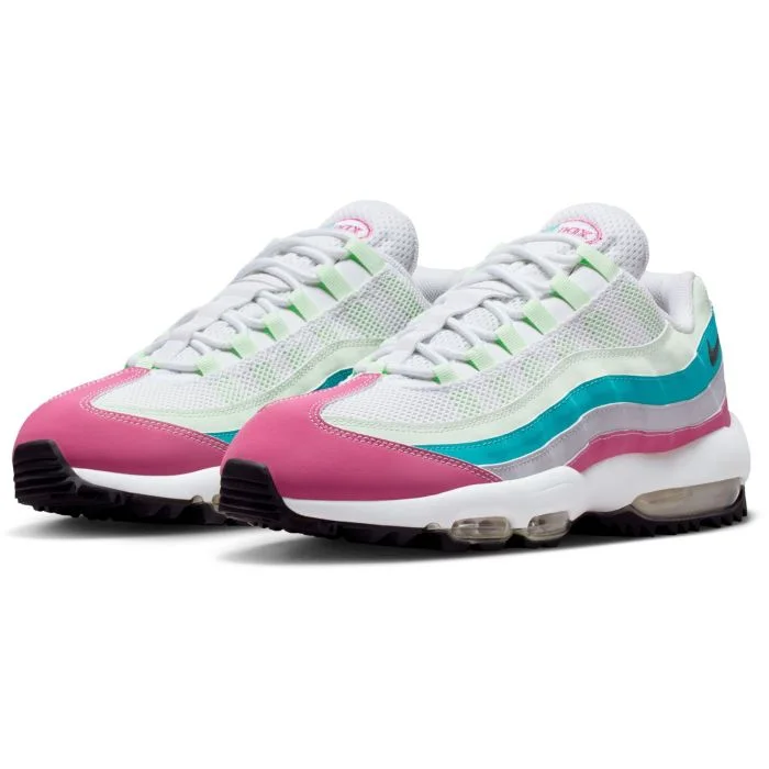 【新品未使用】Nike Golf Air Max 95 28cm Nike Air Max '95 G Golf Shoes Peony/Anthracite/Volt Tint/Dusty