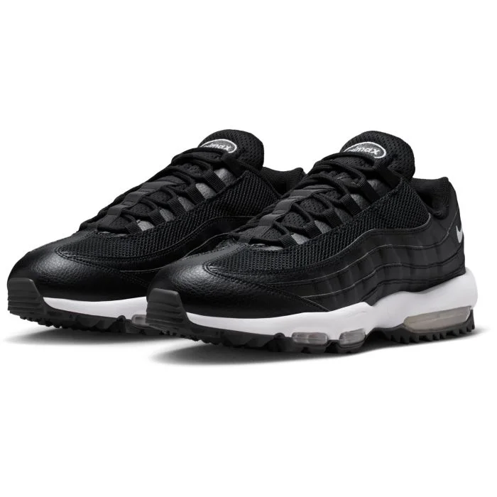 Nike Air Max '95 G Golf Shoes Black/White/Anthracite - Carl's Golfland