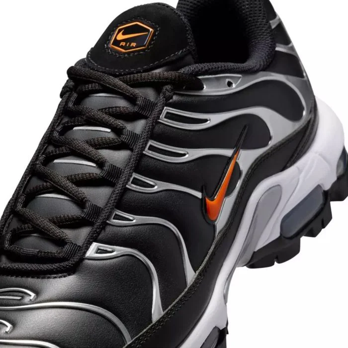 Nike Air Max Plus G Golf Shoes Black/Metallic Silver/Total Orange