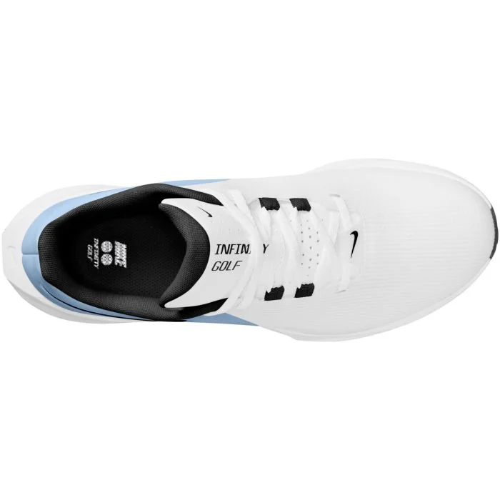 Nike Infinity G NN Golf Shoes White/Work Blue/Metallic Silver