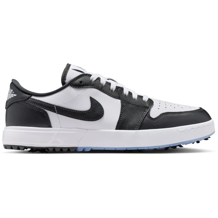 Nike Air Jordan 1 Low G Spiked Golf Shoes White/Black/White